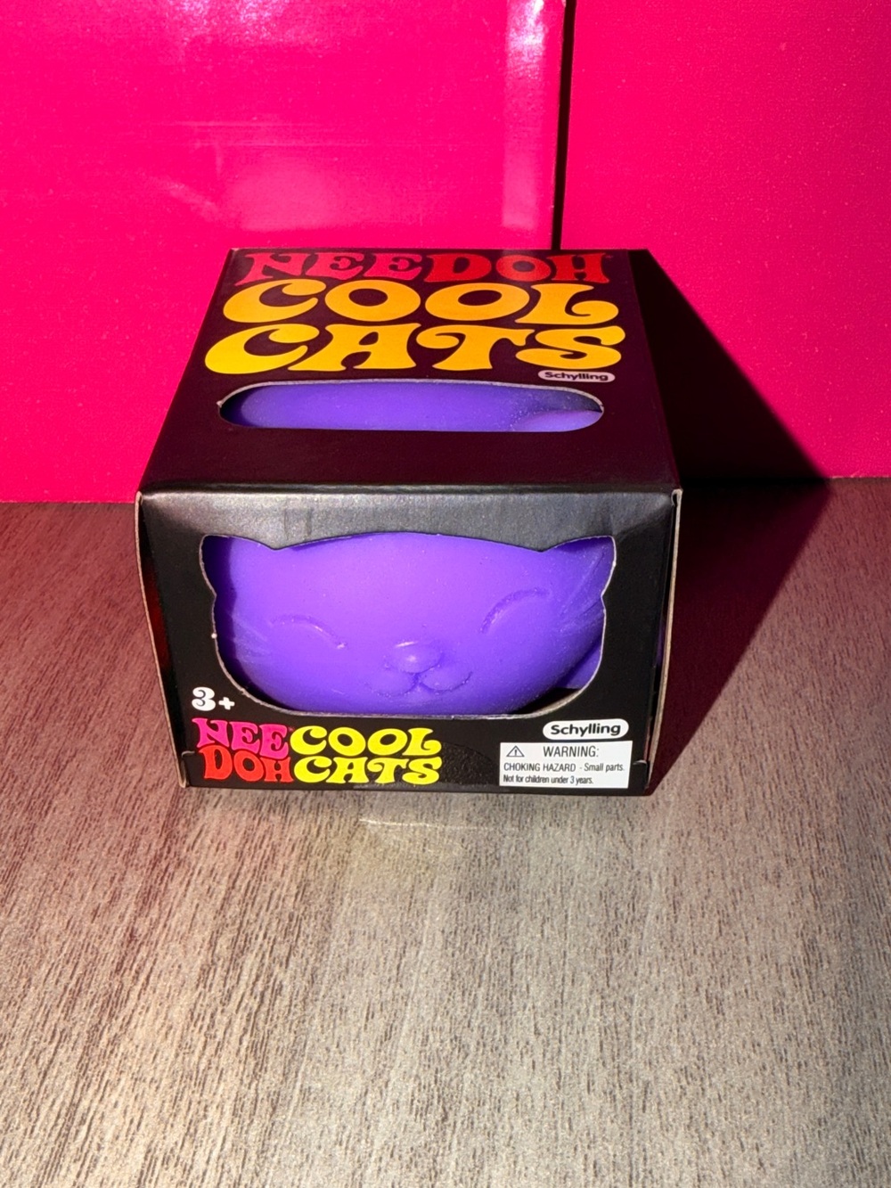 Authentic NeeDoh Cool Cat-Purple